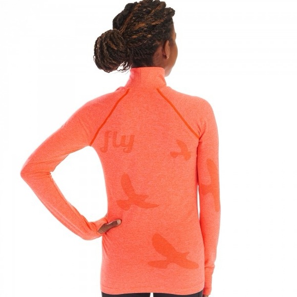 Oiselle Flyte Zip Up Long Sleeve Running Training Top
Size XS (0, 2) in Snap - Picture 2 of 8